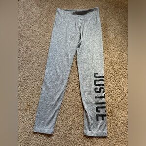 Justice leggings size 10